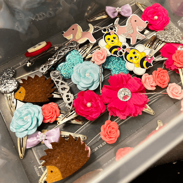 Mixed lot of handmade hair accessories 