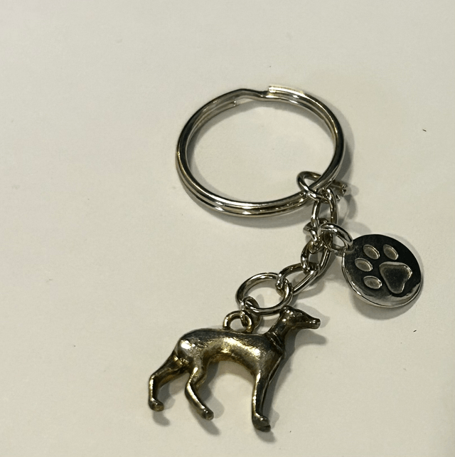 Greyhound Keyring 