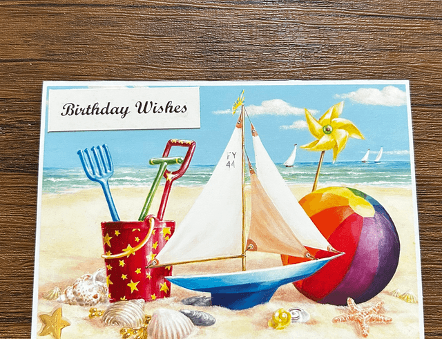 Seaside Toys - Birthday Card